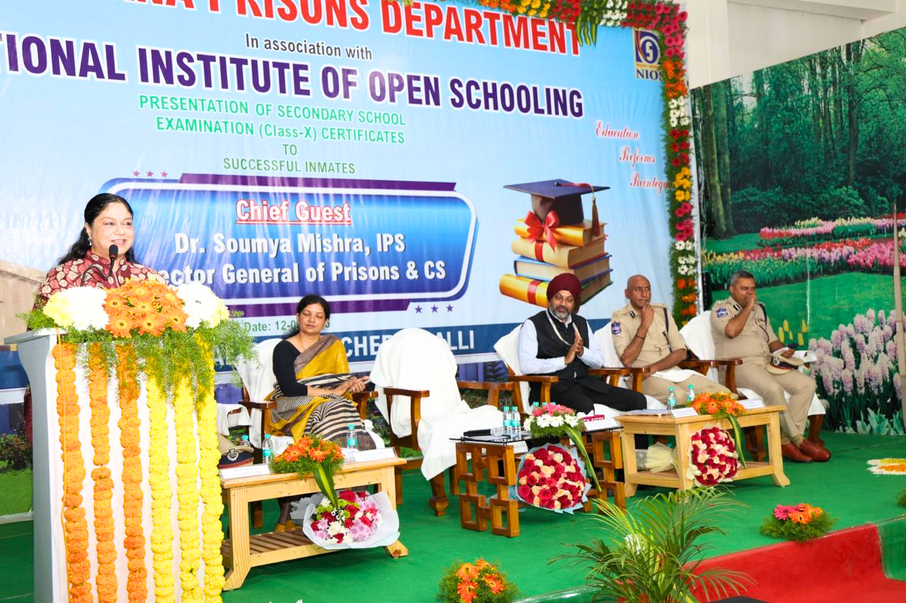 For the First Time, 78 Inmates of Telangana Prisons Successfully Pass SSC Through NIOS